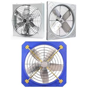 ventilationsfläkt för kylning av ladugård, hängande ventilation